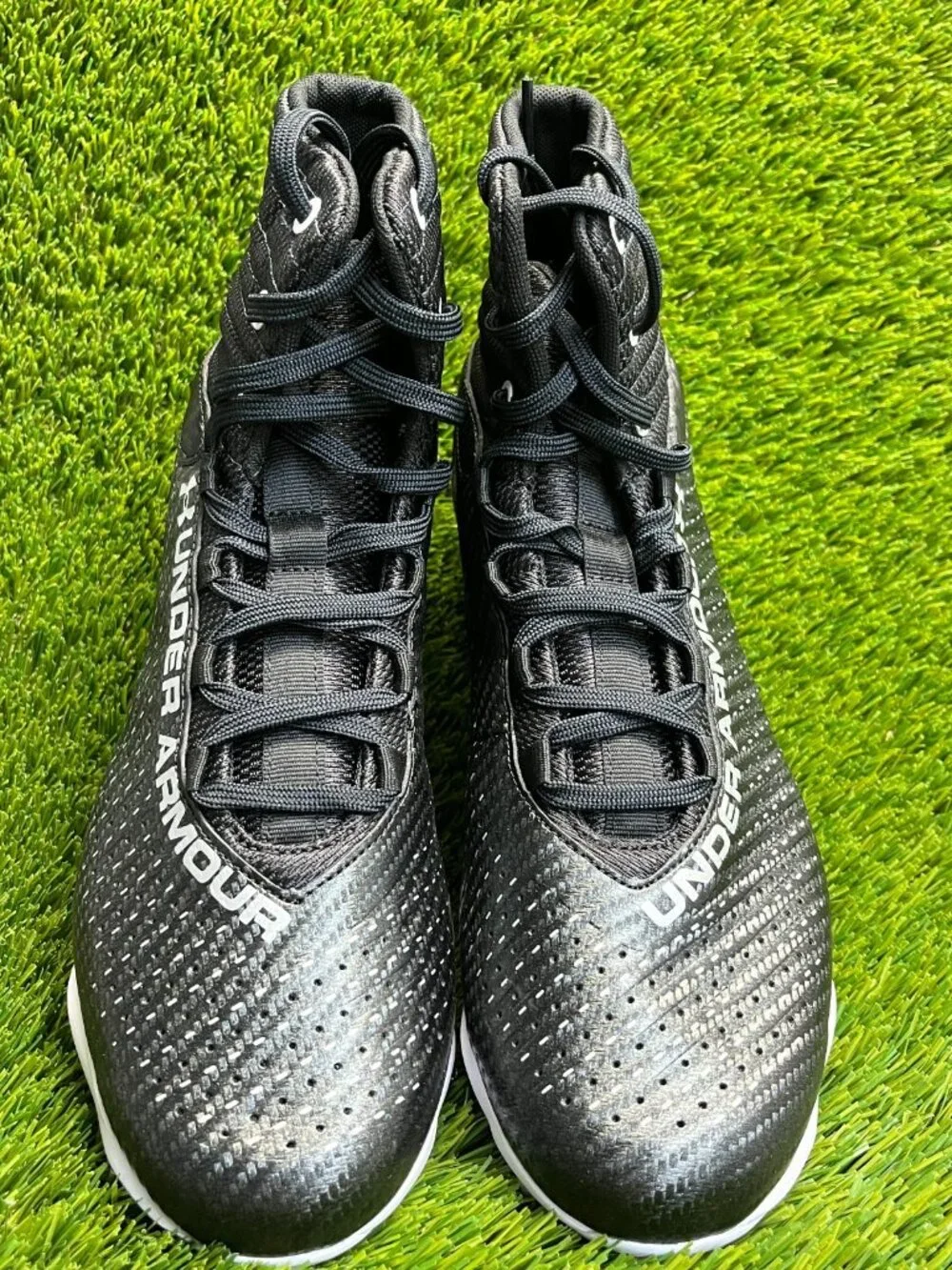 Under Armour‎ Highlight Franchise RM 2.0 Mens Size 9 Black White Football Cleats
